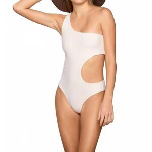 NEW MIKOH dasha one piece swimsuit in ecru